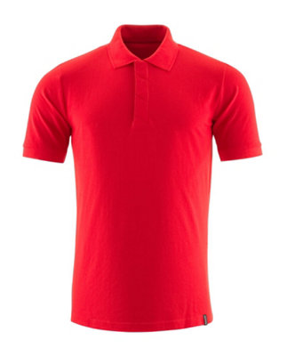 Mascot Crossover Modern Fit Polo Shirt with ProWash Technology (Traffic Red)  (Medium)