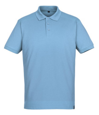 Mascot Crossover Soroni Polo Shirt    (Light Blue)  (Large)