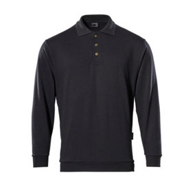 Mascot Crossover Trinidad Polo Sweatshirt (Black)  (Medium)