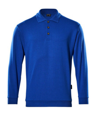 Mascot Crossover Trinidad Polo Sweatshirt (Royal Blue)  (XX Large)