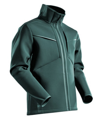 Mascot Customized Modern Fit Softshell Jacket (Forest Green)  (XXX Large)