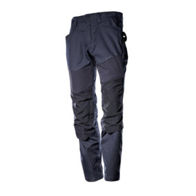 Mascot Customized Trousers with Kneepad Pockets - Dark Navy (42.5) (Leg Length - Short)