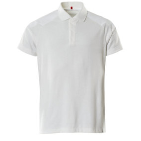 Mascot Food & Care Polo Shirt (White)  (Medium)