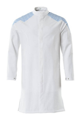 Mascot Food & Care Ultimate Stretch Jacket (White/Azure Blue)  (XXXXXX Large)