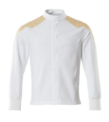 Mascot Food & Care Ultimate Stretch Jacket (White/Curry Gold)  (XXXXXX Large)