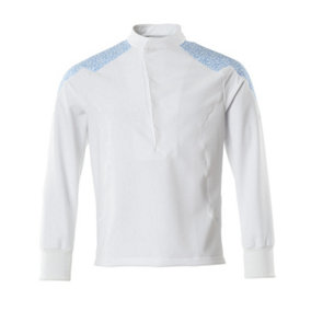 Mascot Food & Care Ultimate Stretch Smock (White/Azure Blue)  (XXX large)