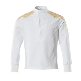 Mascot Food & Care Ultimate Stretch Smock (White/Curry Gold)  (Small)