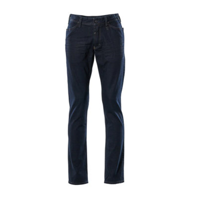 Mascot Frontline Manhattan Jeans (Washed Dark Denim) (31) (Leg Length ...