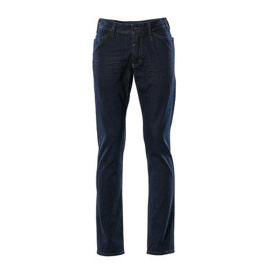 Mascot Frontline Manhattan Jeans (Washed Dark Denim)  (38) (Leg Length - Long)