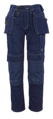 Mascot Hardwear Atlanta Craftsmen's Trousers (Navy Blue)  (28) (Leg Length - Regular)