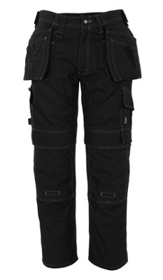 Mascot Hardwear Ronda Craftsmen's Trousers - Black   (44.5) (Leg Length - Long)