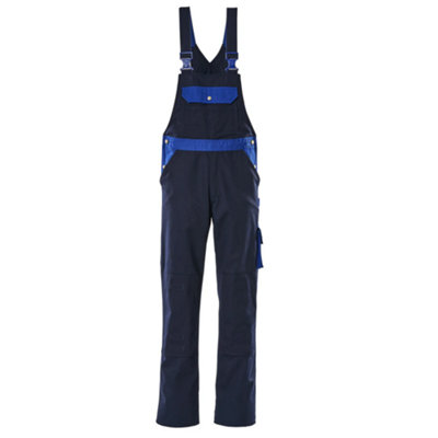 Mascot Image Monza Bib & Brace (Navy/Royal Blue)  (40.5) (Leg Length - Long)