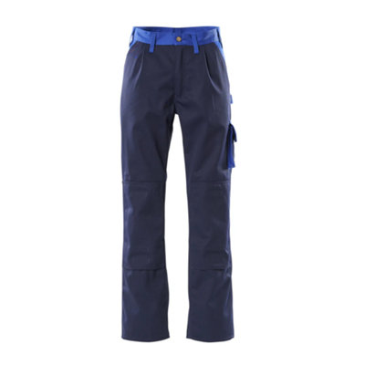 Mascot Image Torino Trousers - Navy/Royal Blue (Navy/Royal Blue)  (28) (Leg Length - Long)