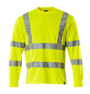 Mascot Safe Classic Melita Sweatshirt (Hi-Vis Yellow)  (Large)