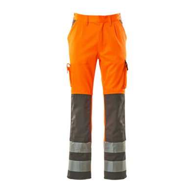 Mascot Safe Compete Olinda Trousers - Hi-Vis Orange/Anthracite   (50.5) (Leg Length - Short)