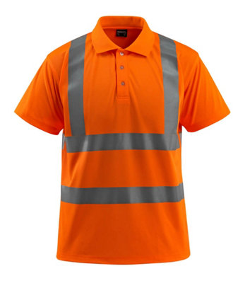 Mascot Safe Light Bowen Polo Shirt (Hi-Vis Orange)  (X Large)