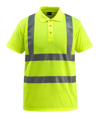 Mascot Safe Light Bowen Polo Shirt (Hi-Vis Yellow)  (Large)