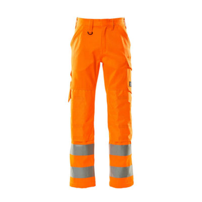 Mascot Safe Light Geraldton Trousers (Hi-Vis Orange)  (32.5) (Leg Length - Short)