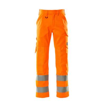 Mascot Safe Light Geraldton Trousers (Hi-Vis Orange)  (40.5) (Leg Length - Short)