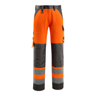 Mascot Safe Light Maitland Trousers - Hi-Vis Orange/Dark Anthracite  (44.5) (Leg Length - Regular)