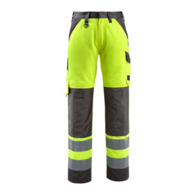 Mascot Safe Light Maitland Trousers - Hi-Vis Yellow/Dark Anthracite   (42.5) (Leg Length - Long)