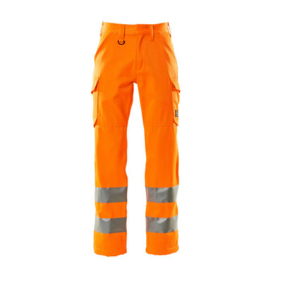 Mascot Safe Light Thigh Pocket Trousers (Hi-Vis Orange)  (46.5) (Leg Length - Short)