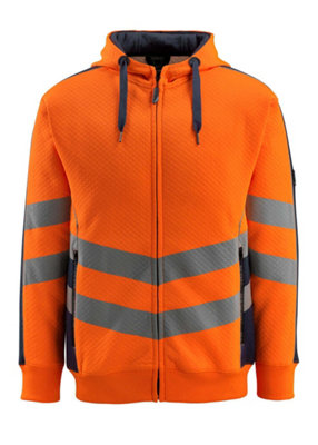 Mascot Safe Supreme Corby Hoodie (Hi-Vis Orange/Dark Navy)  (XXXX Large)