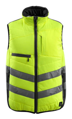 Mascot Safe Supreme Grimsby Thermal Gilet (Hi-Vis Yellow/Black)  (XXXX Large)