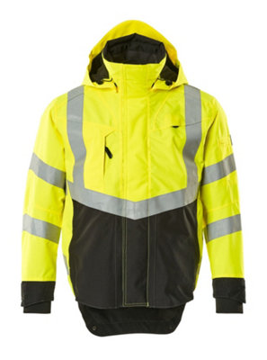 Mascot Safe Supreme Harlow Outer Shell Jacket (Hi-Vis Yellow/Black)  (XXXX Large)