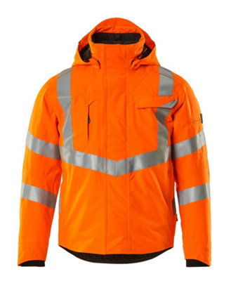 Mascot Safe Supreme Hastings Winter jacket (Hi-Vis Orange)  (X Large)