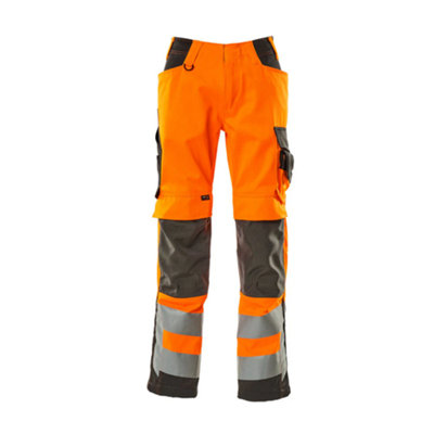 Mascot Safe Supreme Kendal Trousers - Hi-Vis Orange/Dark Anthracite   (42.5) (Leg Length - Long)