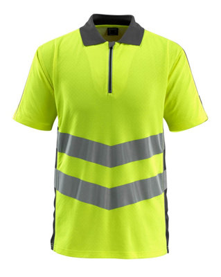 Mascot Safe Supreme Murton Polo shirt (Hi-Vis Yellow/Dark Anthracite)  (X Large)