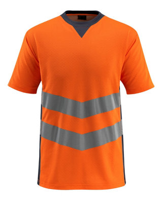 Mascot Safe Supreme Sandwell T-shirt (Hi-Vis Orange/Dark Navy)  (XXXXX Large)