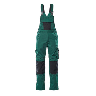 Mascot Unique Augsburg Bib & Brace - Green/Black   (38.5) (Leg Length - Long)