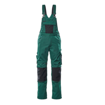 Mascot Unique Augsburg Bib & Brace - Green/Black   (44.5) (Leg Length - Long)