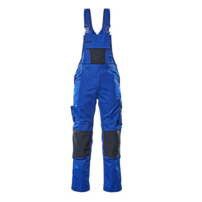 Mascot Unique Augsburg Bib & Brace - Royal/Dark Navy Blue   (48.5) (Leg Length - Regular)