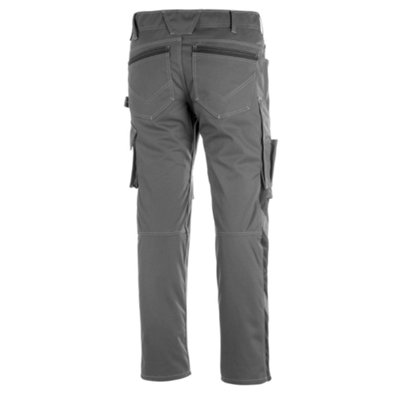 Mascot Unique Erlangen Trousers - Dark Anthracite/Black  (28) (Leg Length - Regular)