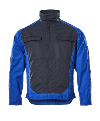 Mascot Unique Fulda Work Jacket (Dark Navy/Royal Blue)  (Medium)