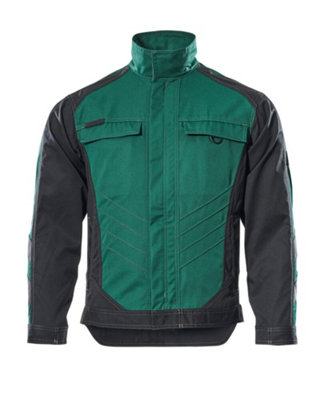 Mascot Unique Fulda Work Jacket (Green/Black)  (Medium)