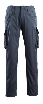Mascot Unique Ingolstadt Trousers (Dark Navy Blue)  (28) (Leg Length - Regular)