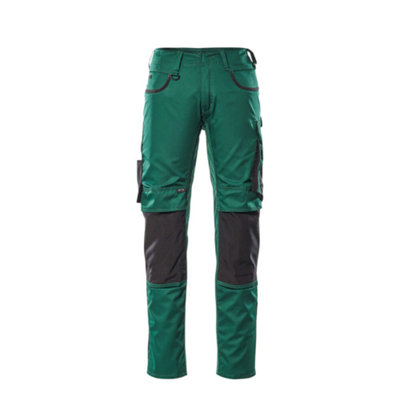 Mascot Unique Lemberg Trousers - Green/Black   (28) (Leg Length - Regular)