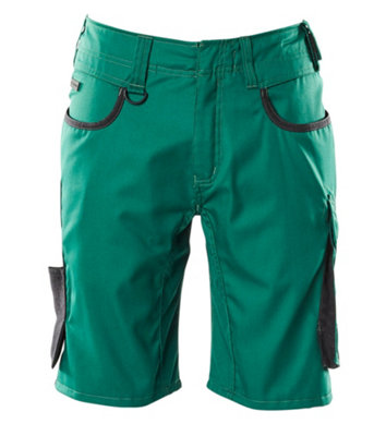 Mascot Unique Lightweight Shorts - Green/Black   (27) (Leg Length - Regular)