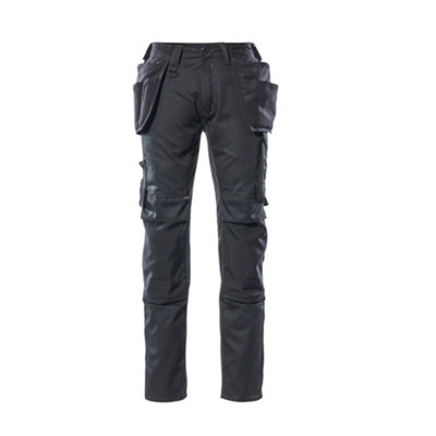 Mascot Unique Lightweight Trousers with Holster Pockets (Black)  (48.5) (Leg Length - Regular)