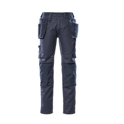 Mascot Unique Lightweight Trousers with Holster Pockets (Dark Navy)  (28) (Leg Length - Regular)