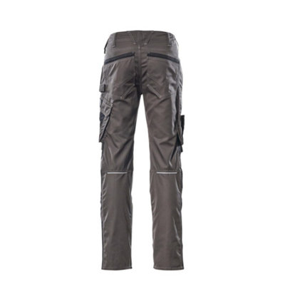 Mascot Unique Mannheim Trousers - Dark Anthracite/Black   (28) (Leg Length - Regular)