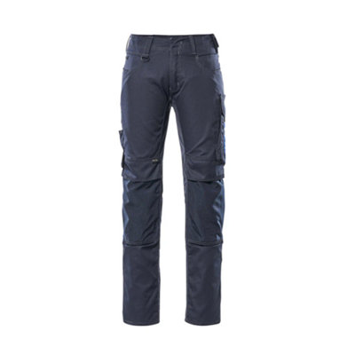 Mascot Unique Mannheim Trousers - Dark Navy/Royal Blue   (31.5) (Leg Length - Regular)