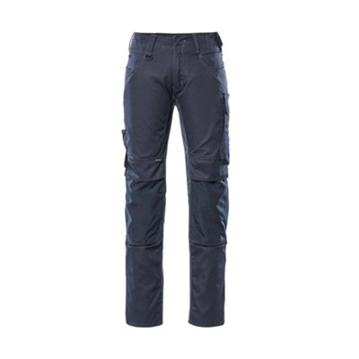 Mascot Unique Mannheim Trousers - Dark Navy/Royal Blue   (32.5) (Leg Length - Long)