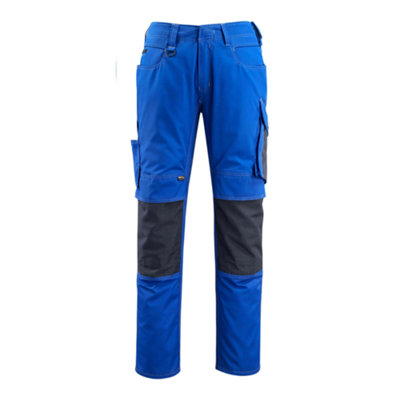 Mascot Unique Mannheim Trousers - Royal/Dark Navy Blue   (28.5) (Leg Length - Regular)