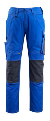 Mascot Unique Mannheim Trousers - Royal/Dark Navy Blue   (31.5) (Leg Length - Regular)