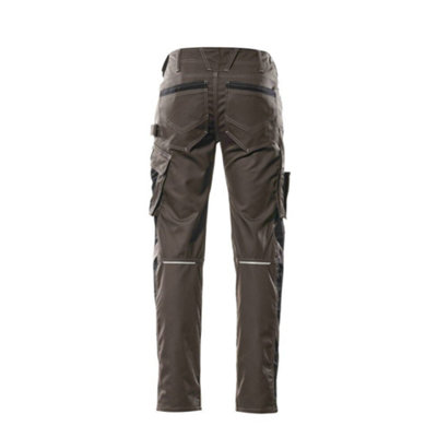 Mascot Unique Oldenburg Trousers - Dark Anthracite/Black   (28) (Leg Length - Regular)
